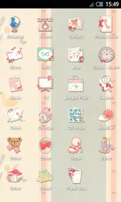 SWEET Icon Change *strawberry box* free android App screenshot 2